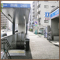 尼ケ坂駅ルート2